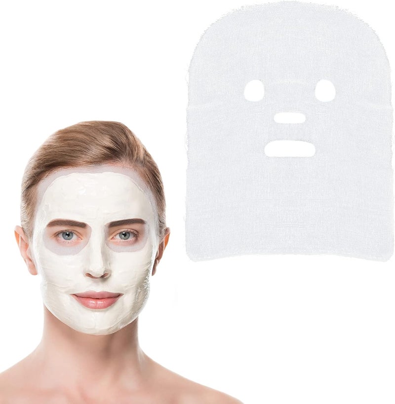picidae 100 Sheets Pre-cut Gauze Facial Cotton Beauty Gauze Skin Care Face, Soft High Frequency Gauze Face Pads for Women Girls Skin Face Care Spas Beauty Salons - Image 1